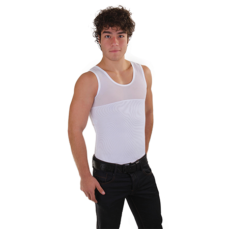 Faja tipo camiseta para hombre de lycra - Fajas Galess