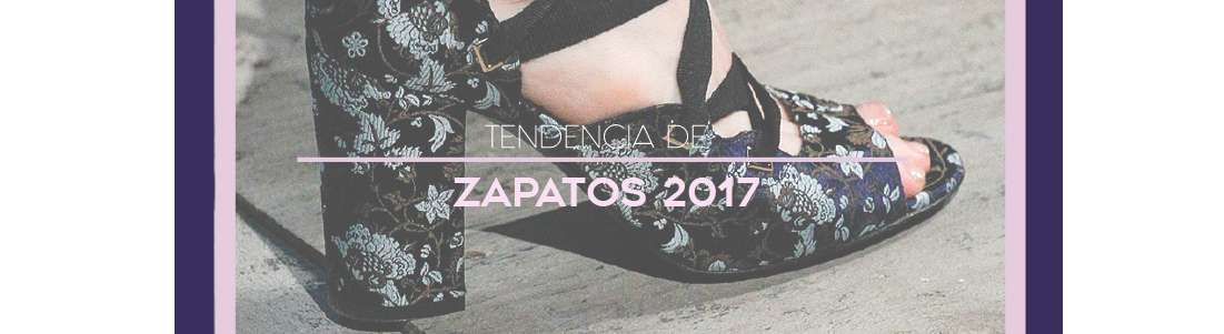 Tendencias de Zapatos 2017