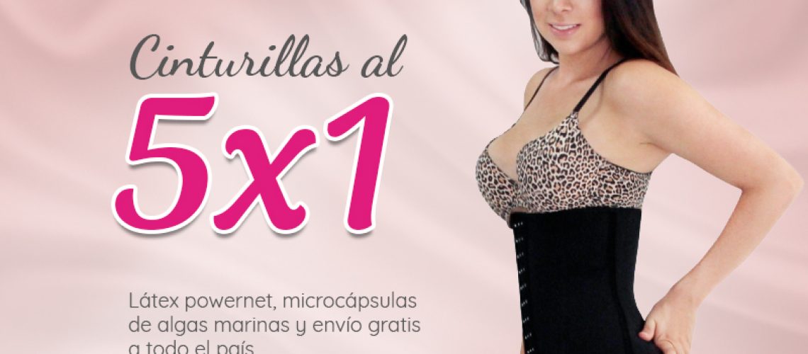 ¡Cinturillas Deportivas al 5x1!  Fajas Galess